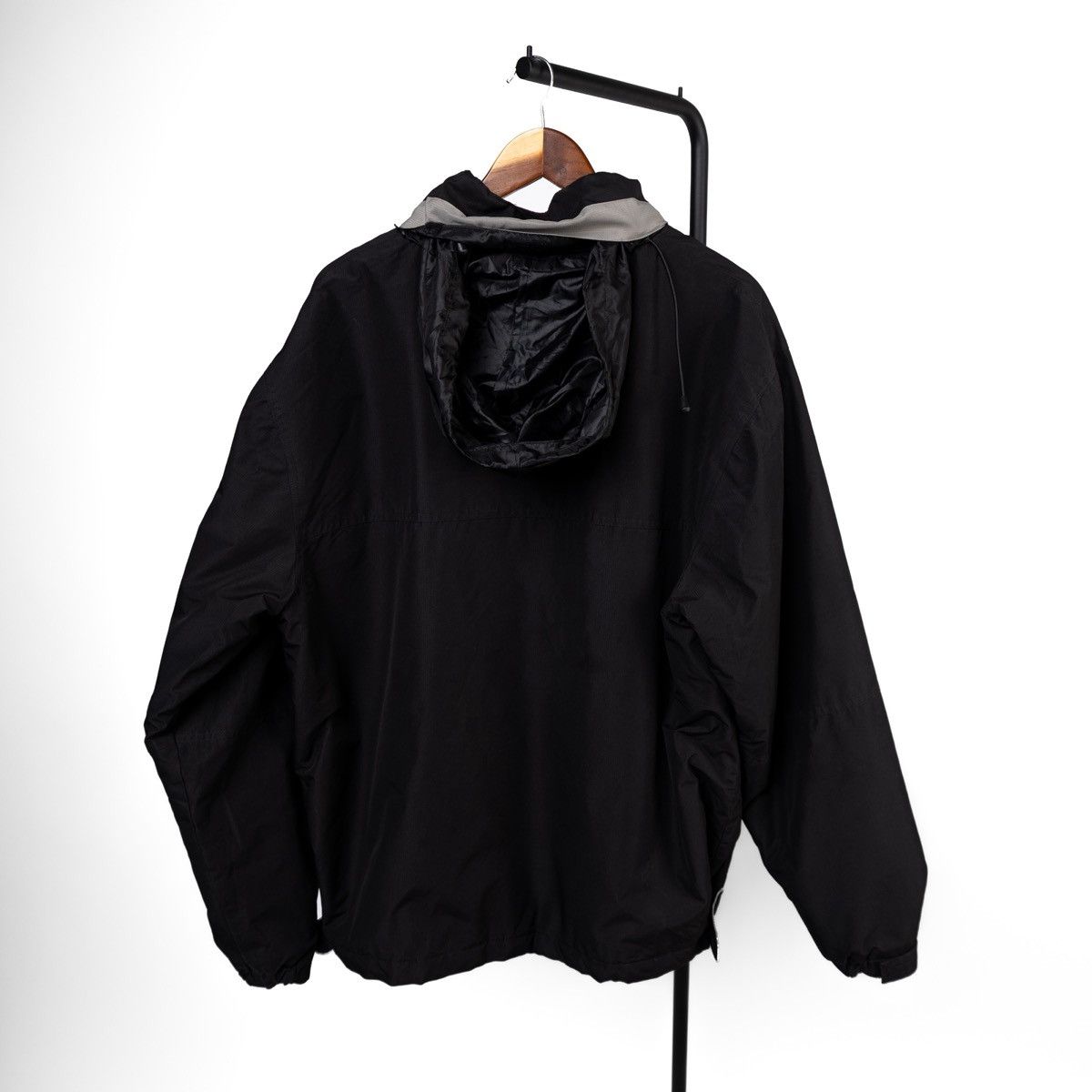 Mercedes-Benz Mercedes-Benz Mens Vintage Black Hooded Jacket Zip Up Size US XL / EU 56 / 4 - 3 Thumbnail