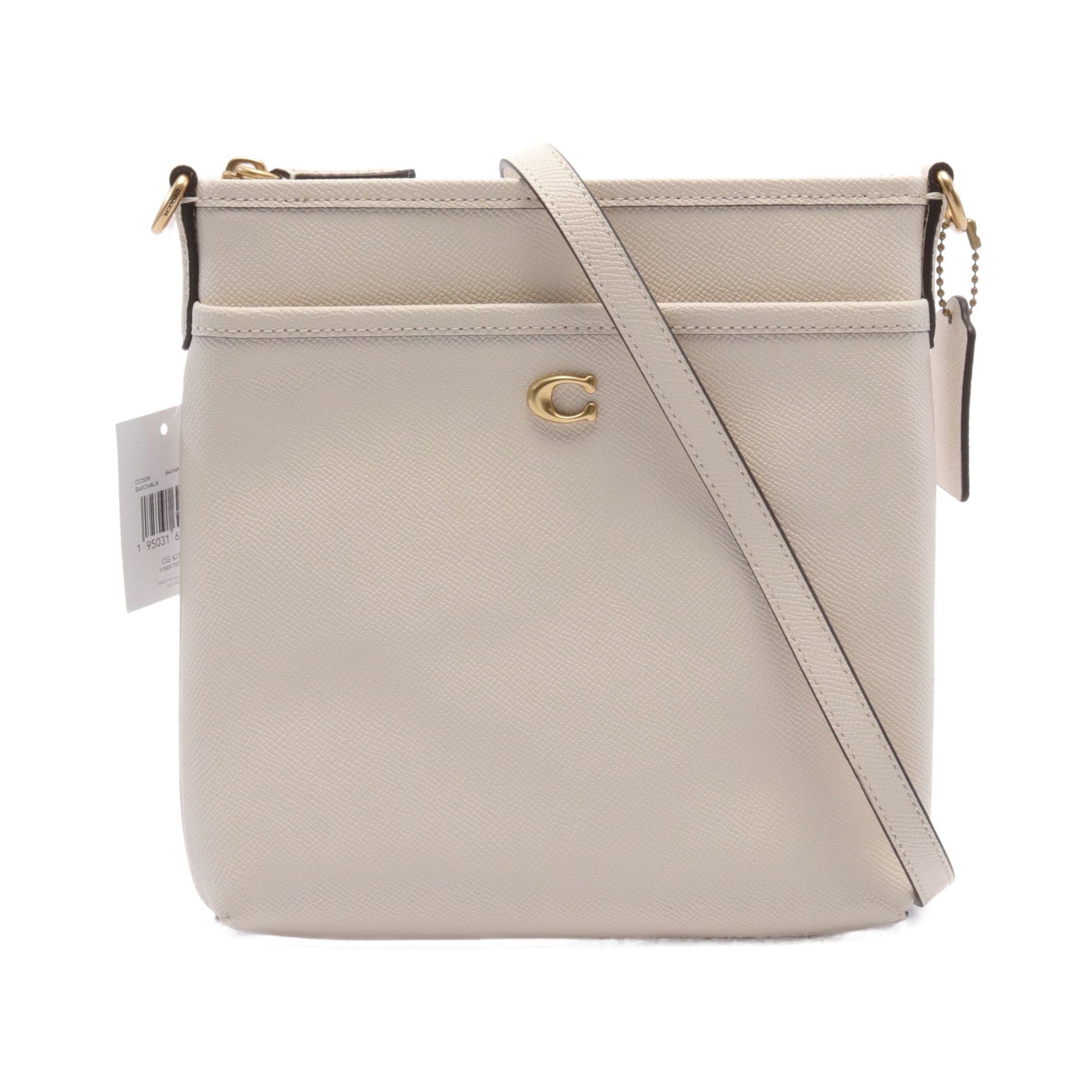 Coach Coach Kit Shoulder Bag Leather Ivory Size ONE SIZE - 1 Thumbnail