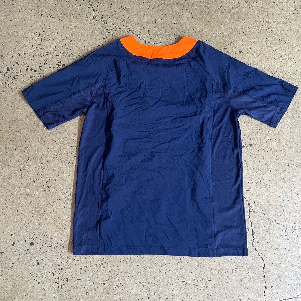 Other Majestic Navy Blue Baseball Jersey with Orange Collar Size US L / EU 52-54 / 3 - 3 Thumbnail