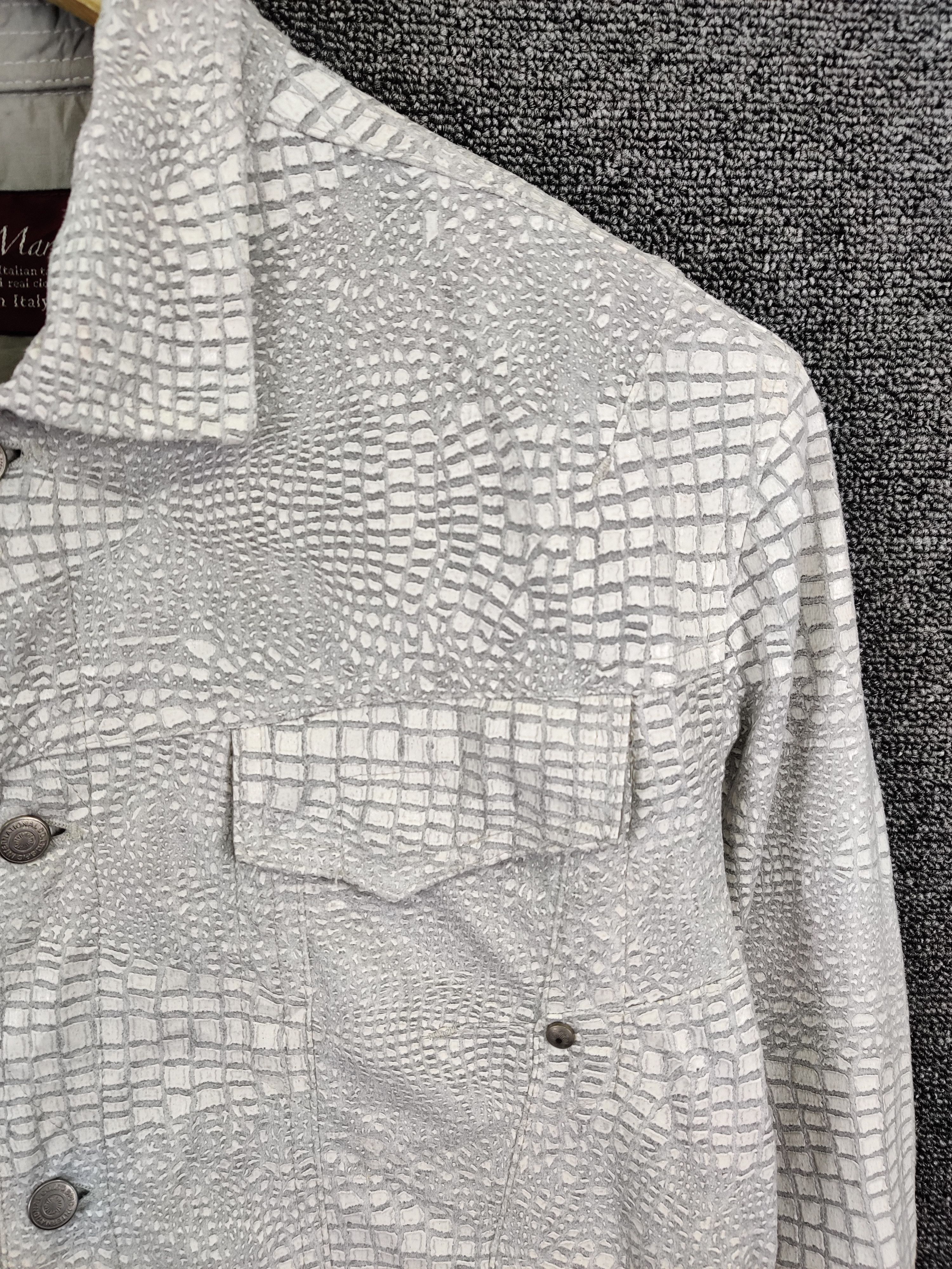 Tornado Mart Vintage Tornado Mart Abstract Jacket Crocodile Texture Size US M / EU 48-50 / 2 - 5 Thumbnail