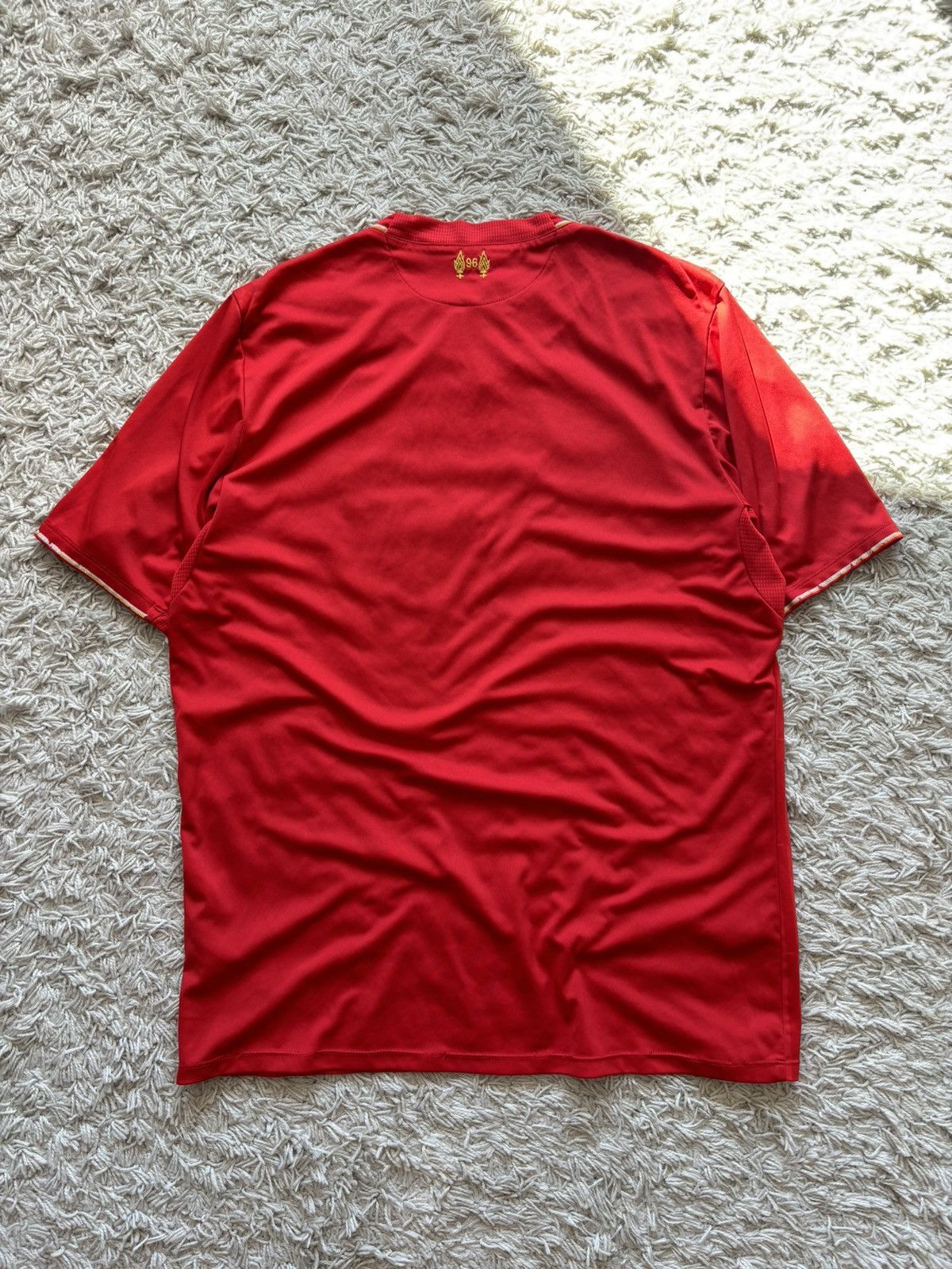 Vintage Vintage Soccer Jersey Liverpool Monogram Logo Size US L / EU 52-54 / 3 - 6 Thumbnail