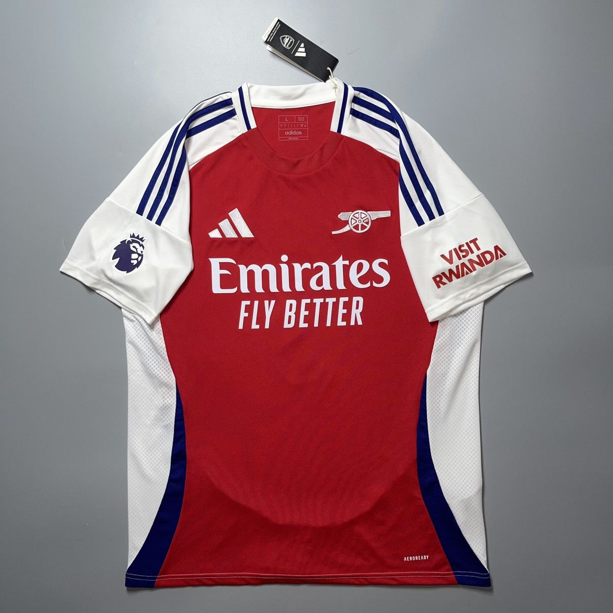 Vintage ARSENAL ADIDAS 2024/2025 FOOTBALL HOME JERSEY #9 JESUS Size US L / EU 52-54 / 3 - 2 Thumbnail