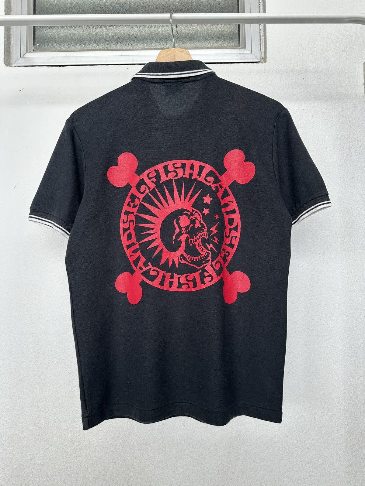 Mari's Rock 00's Selfish Land Harajuku punk polo tee Size US M / EU 48-50 / 2 - 11 Thumbnail