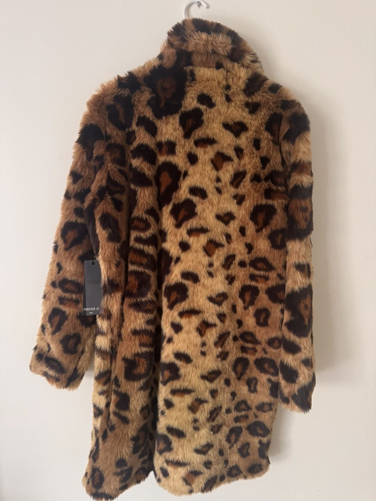 Forever 21 Mens Faux Fur Leopard Coat Size US S / EU 44-46 / 1 - 2 Thumbnail
