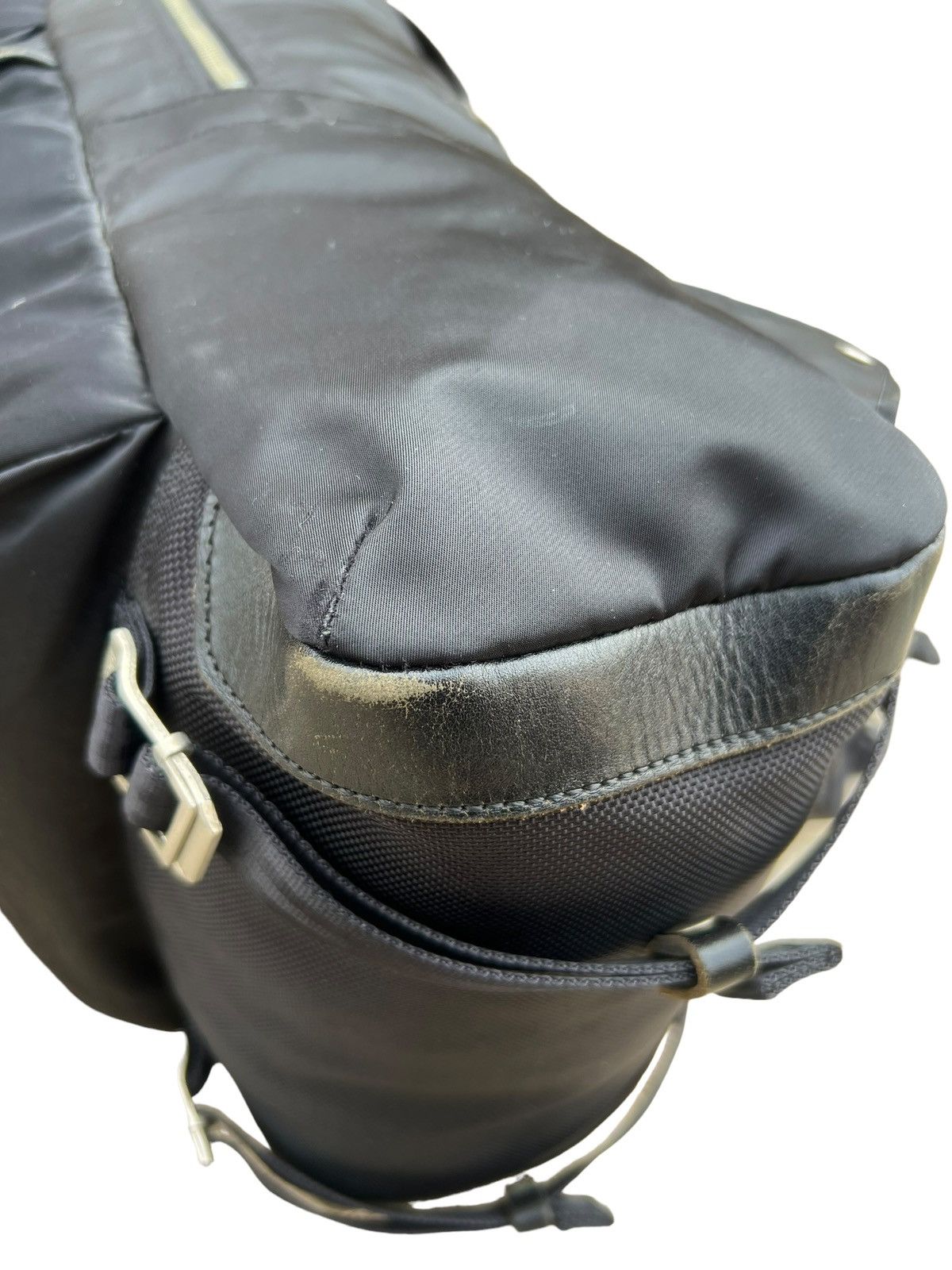 MasterPiece Vintage Masterpiece Japan Black Nylon Leather Backpack Bag Size ONE SIZE - 10 Thumbnail