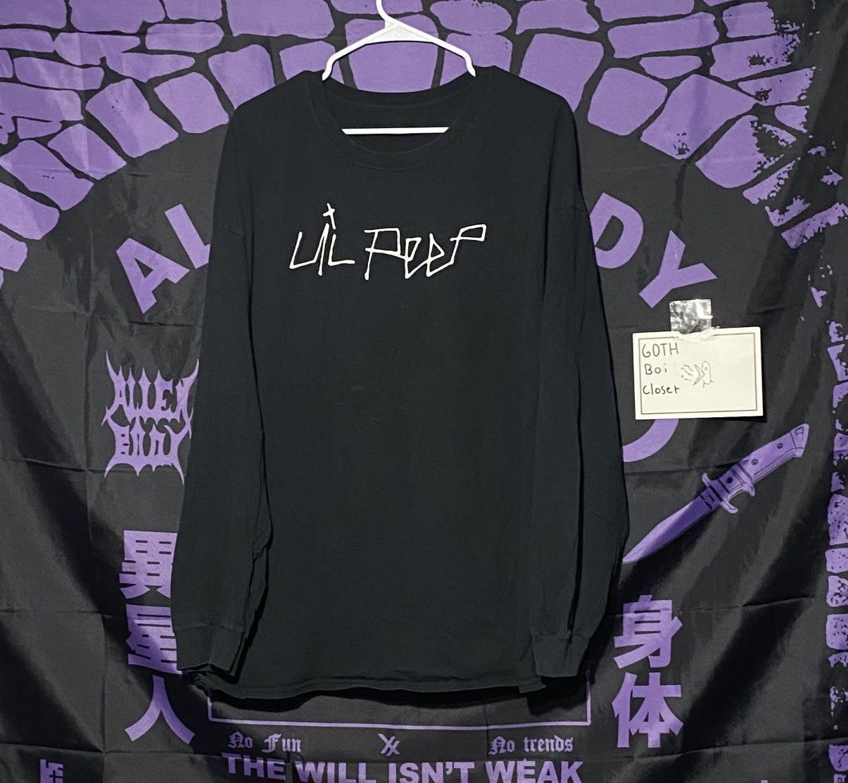 GOTHBOICLIQUE × Lil Peep GBC L/S Size US XXL / EU 58 / 5 - 2 Thumbnail