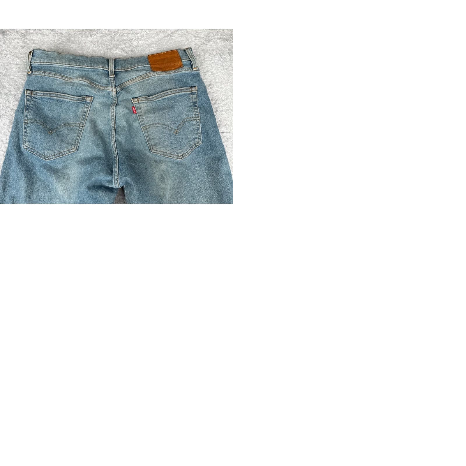 Levi's Levis 512 Jeans Adult 34 Blue Denim Cotton 5-Pocket Regular Stretch Distressed Premium 32x31 Size US 34 / EU 50 - 11 Thumbnail