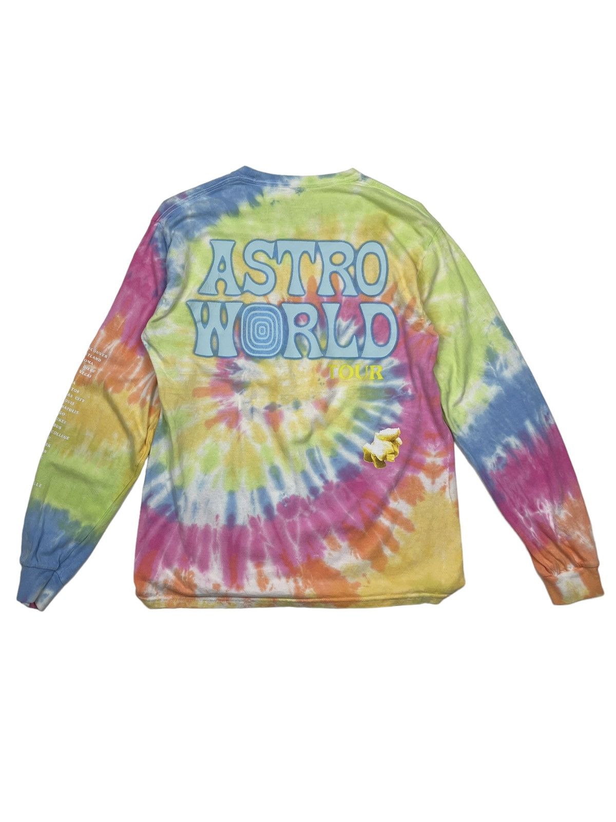 Travis Scott Astroworld Tour Tie-Dye Long Sleeve