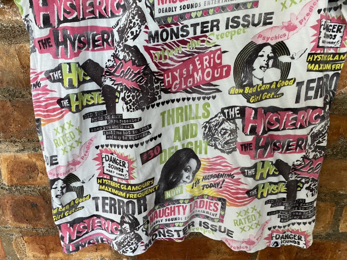 Hysteric Glamour HG 84 back all over print tee Size US L / EU 52-54 / 3 - 4 Thumbnail