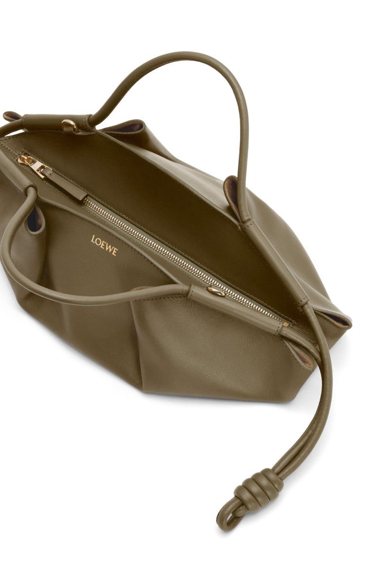 Loewe o1in1g0426 Size: OS/ Small Paseo Bag in Dark Khaki Green Size ONE SIZE - 8 Thumbnail