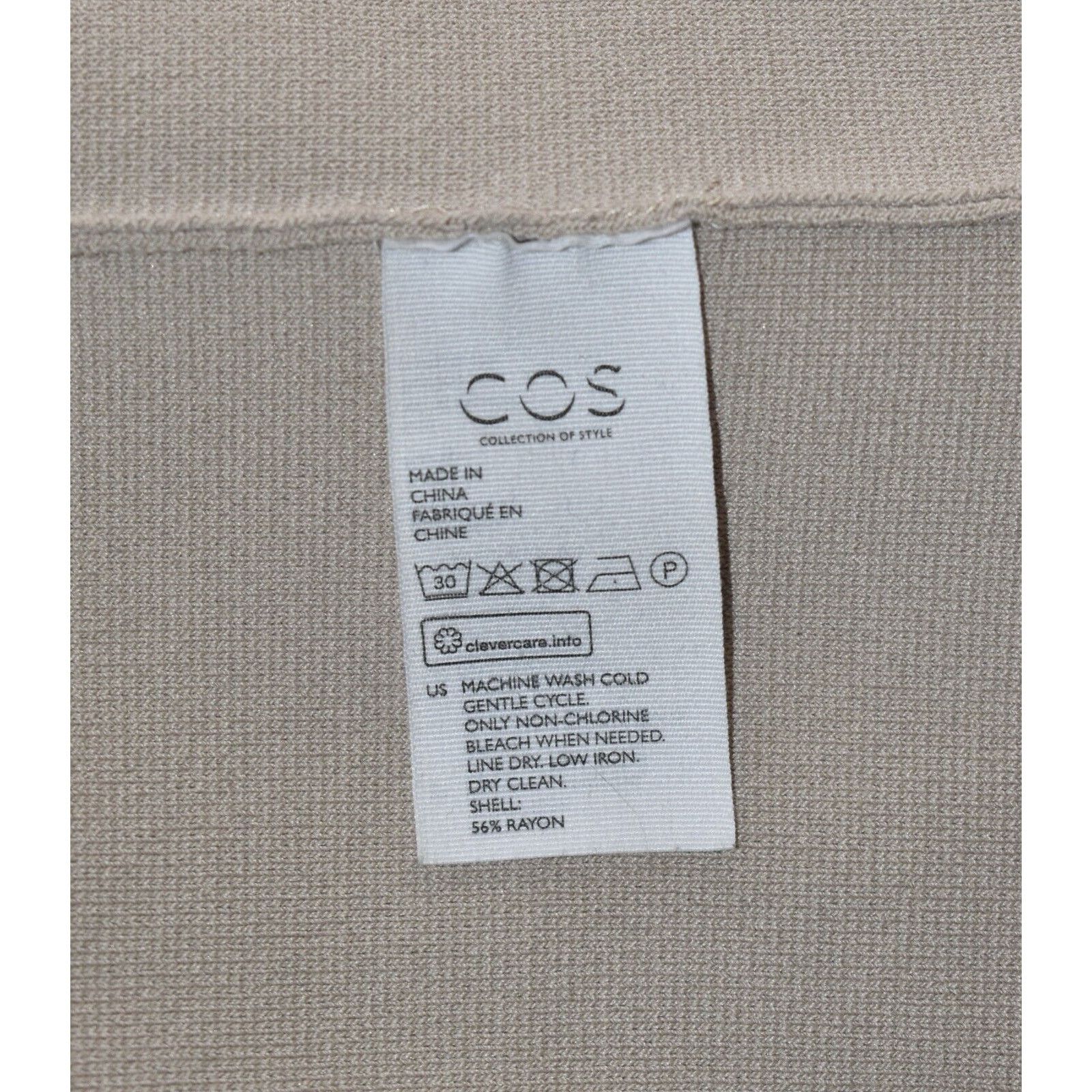 Cos COS Nude Knit Colorblock Pockets Open Front Blazer Jacket M Size M / US 6-8 / IT 42-44 - 7 Thumbnail