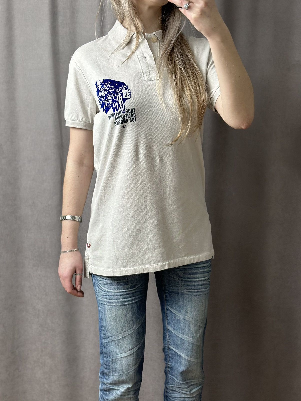 True Religion Vintage Made USA True Religion T-shirts Y2k Rare Japanese Size S / US 4 / IT 40 - 1 Thumbnail