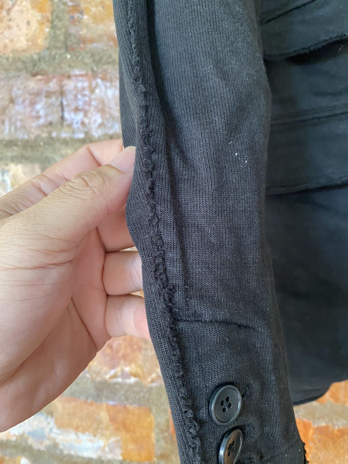 Slick SLICK Japan unfinish hem distressed cut and swings jacket Size US M / EU 48-50 / 2 - 12 Thumbnail