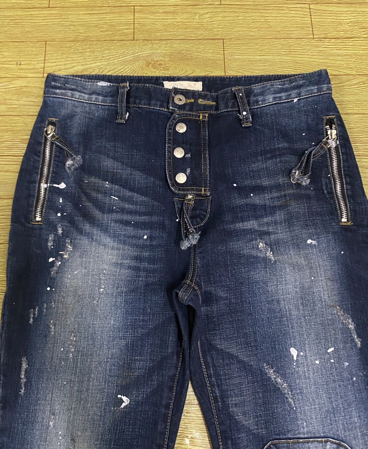 Japanese Brand Rare Design Vintage Japanese Brand By The Star Jeans 2000s Size US 32 / EU 48 - 3 Thumbnail