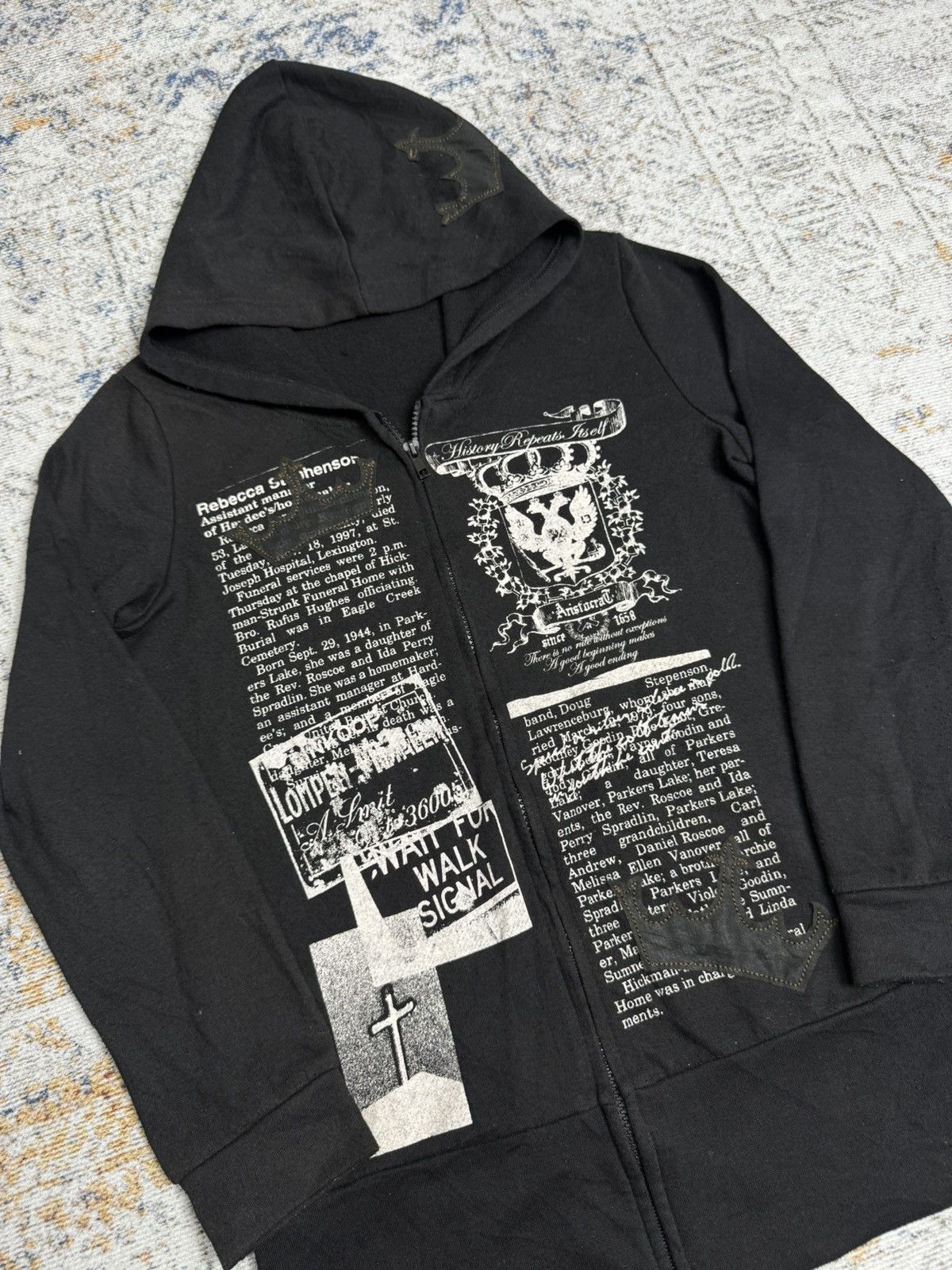 Hysteric Glamour Lazy daisy punk lgb ifsix style hoodie Size US M / EU 48-50 / 2 - 3 Thumbnail