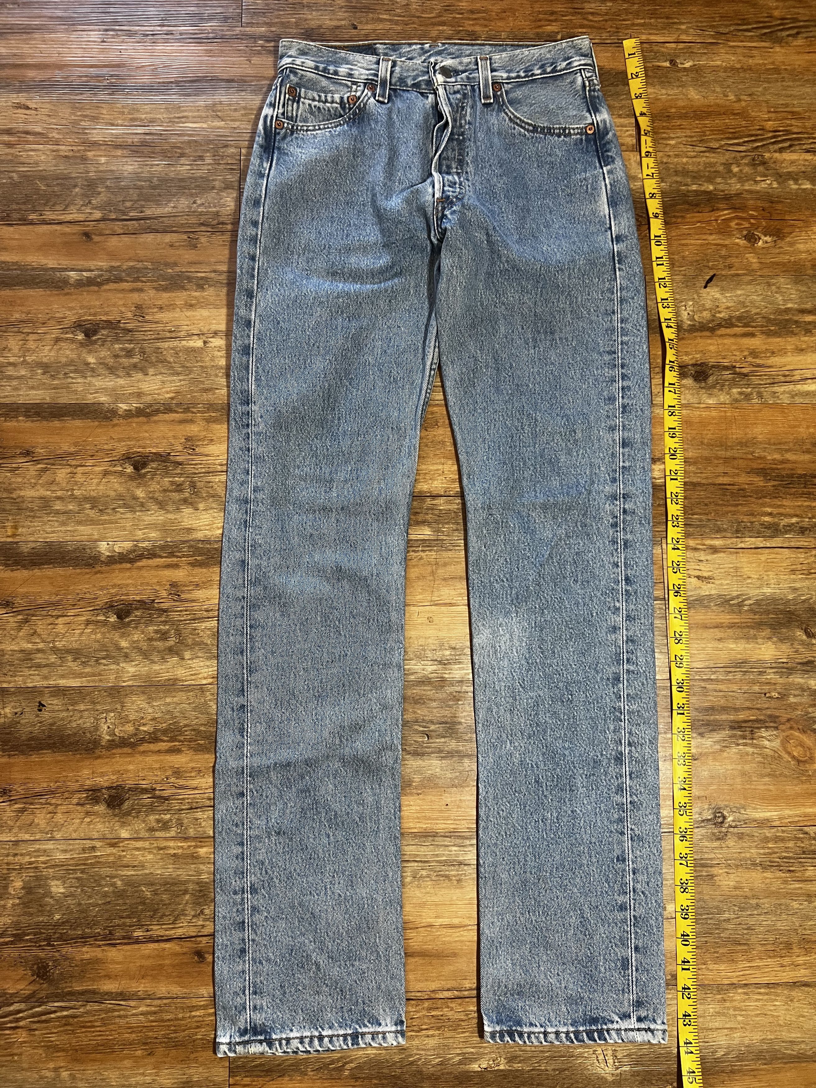 Levi's × Levi's Vintage Clothing × Vintage Vintage 501 Levi's Denim Blue Jean Pants Size US 29 - 5 Thumbnail