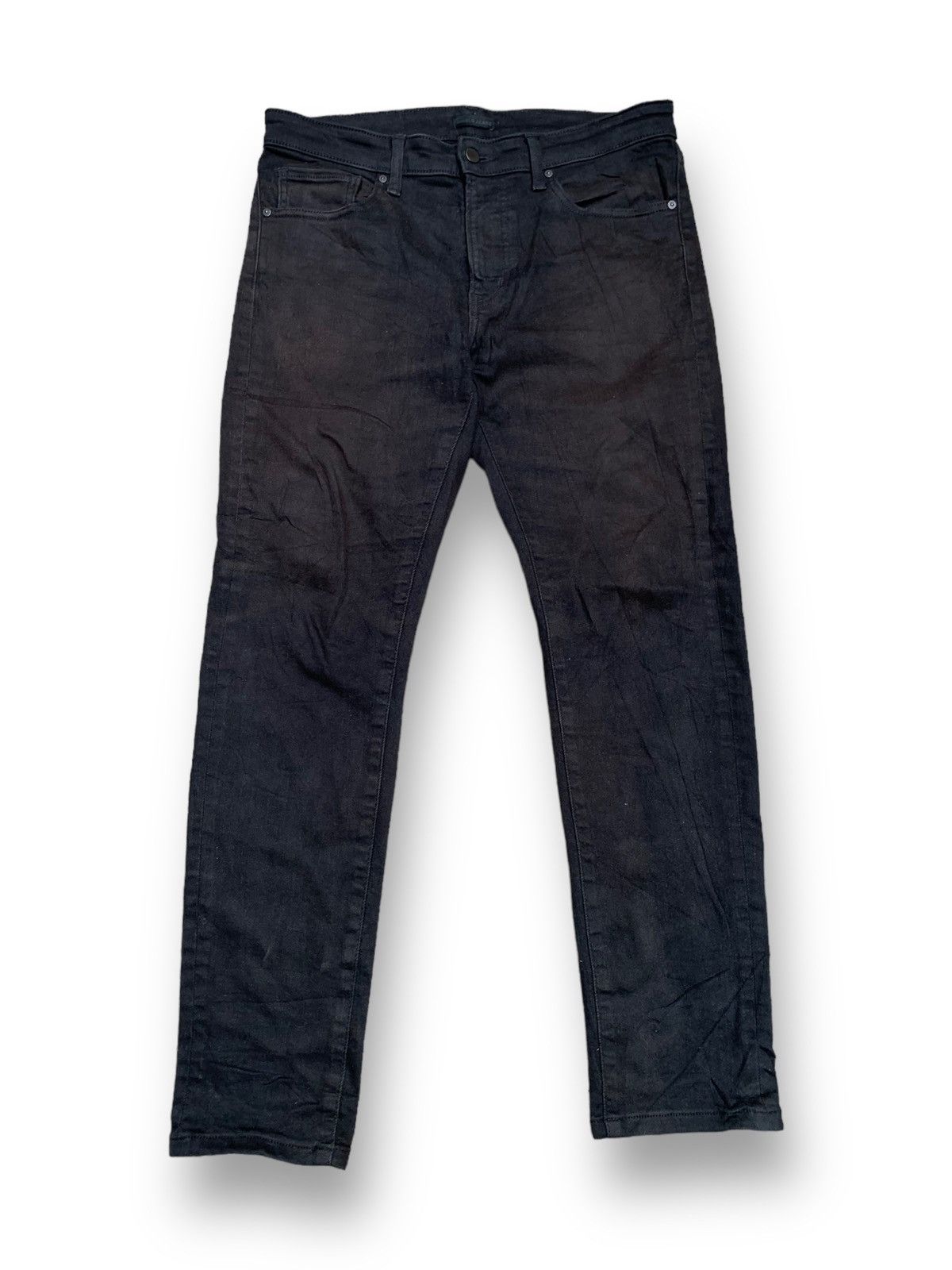Japanese Brand Steals! Uniqlo Jeans Ultra Stretch Skinny Fit Tapered Denim Size US 34 / EU 50 - 1 Thumbnail
