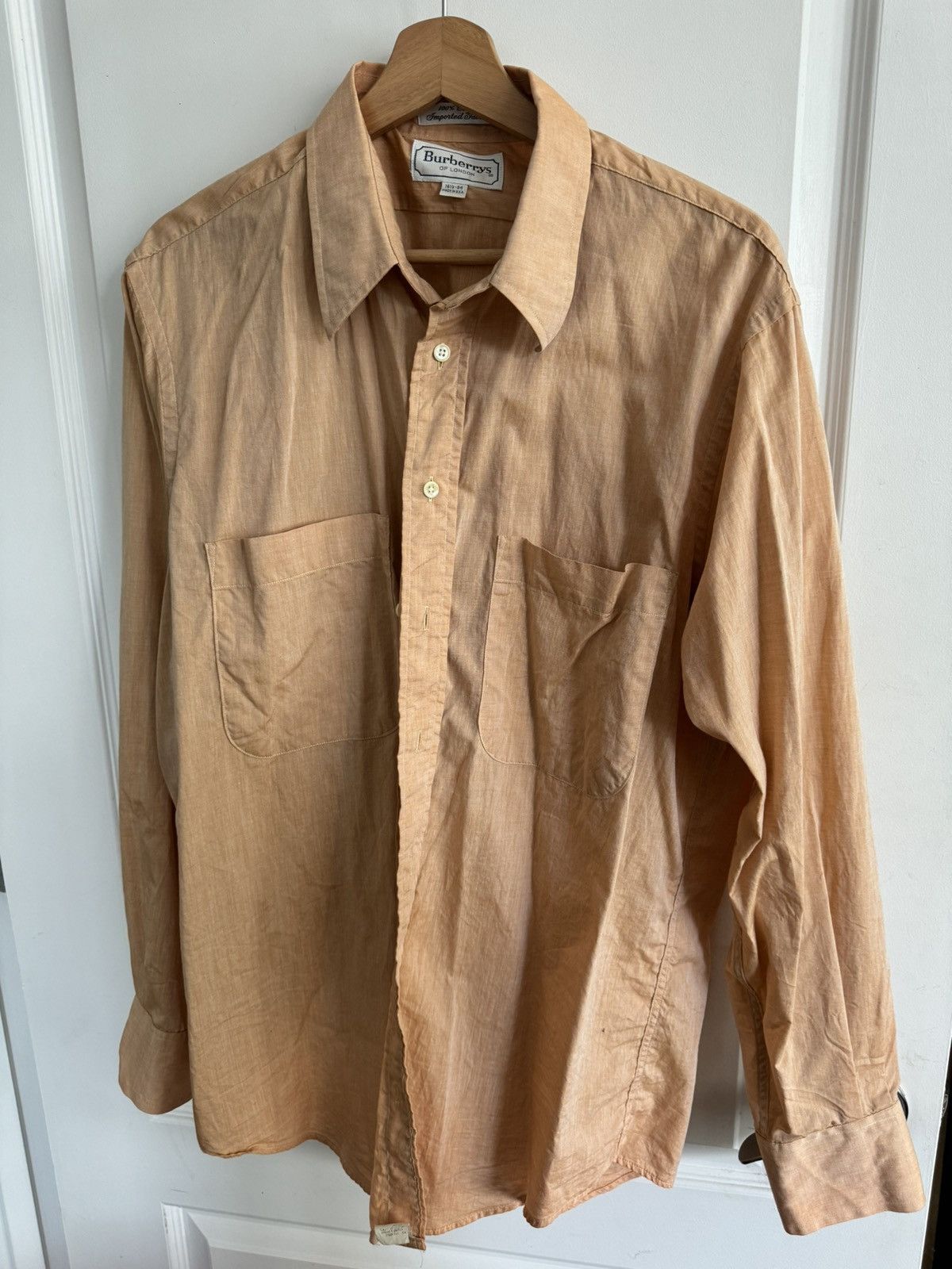 Burberry Vintage Burberry Long Sleeve shirt Size US L / EU 52-54 / 3 - 1 Thumbnail