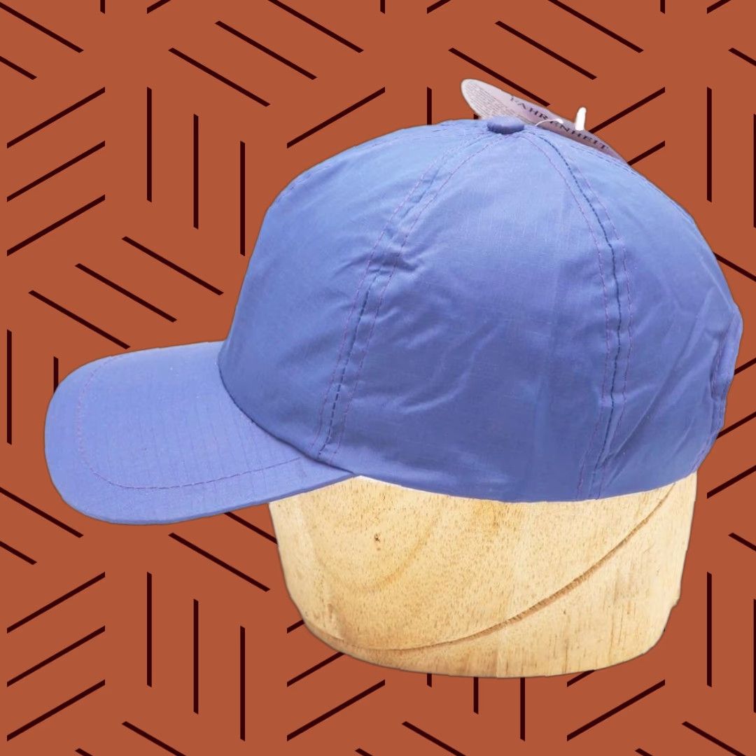Vintage VINTAGE Fahrenheit Purple Waterproof Ripstop Hat Cap Strapback 1990's Baseball Cap Unisex Adults Adjustable Mens Womens Size ONE SIZE - 1 Thumbnail