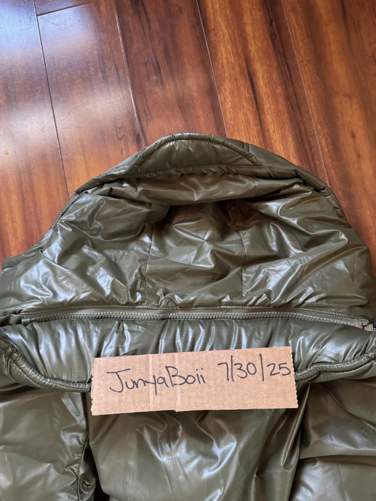 Fuck The Population FTP SS23 Olive World Domination Puffer Jacket Medium Size US M / EU 48-50 / 2 - 7 Thumbnail