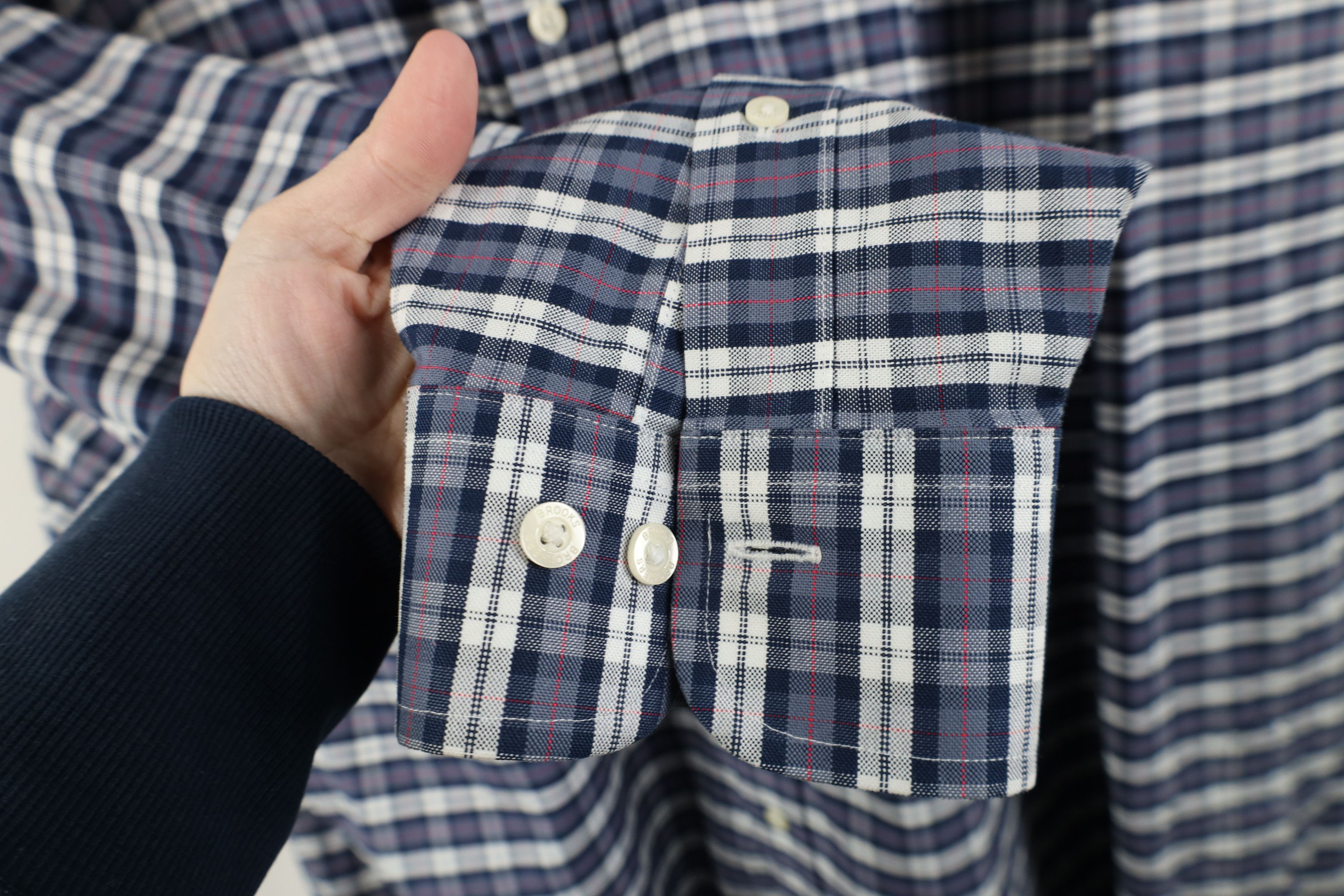 Brooks Brothers Vintage Brooks Brothers Cotton Button Down Shirt Plaid Size US XL / EU 56 / 4 - 8 Thumbnail