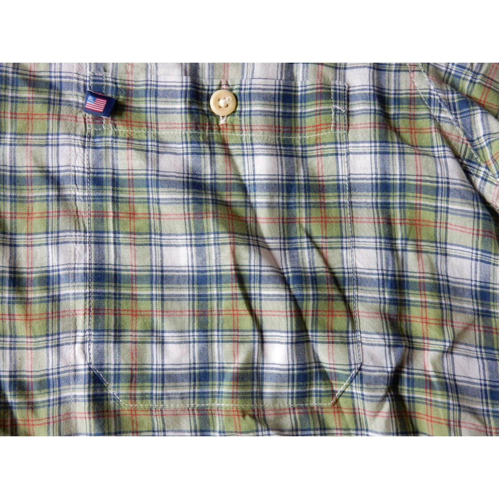 Ralph Lauren VINTAGE Ralph Lauren Polo Jeans Co. Men's Short Sleeve Button-Up Shirt Size S Green Casual Size US S / EU 44-46 / 1 - 2 Thumbnail