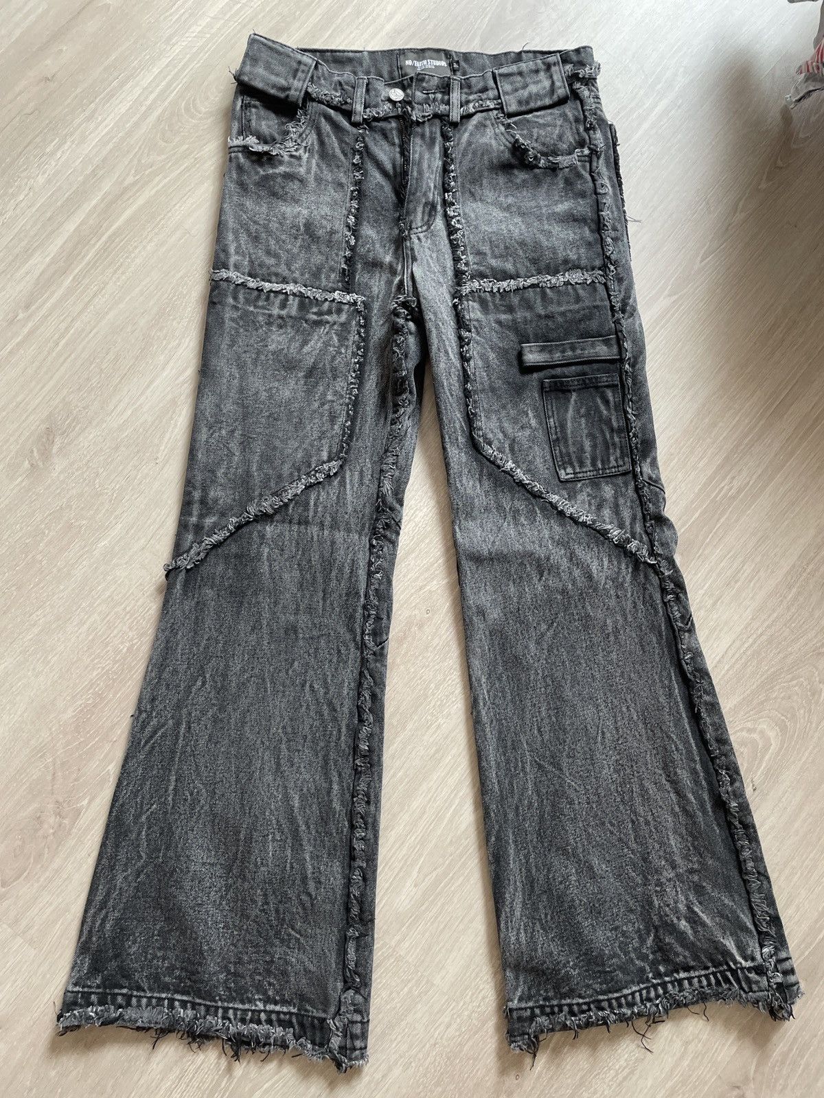 No Faith Studios Flared Denim 001 Size US 32 / EU 48 - 1 Thumbnail