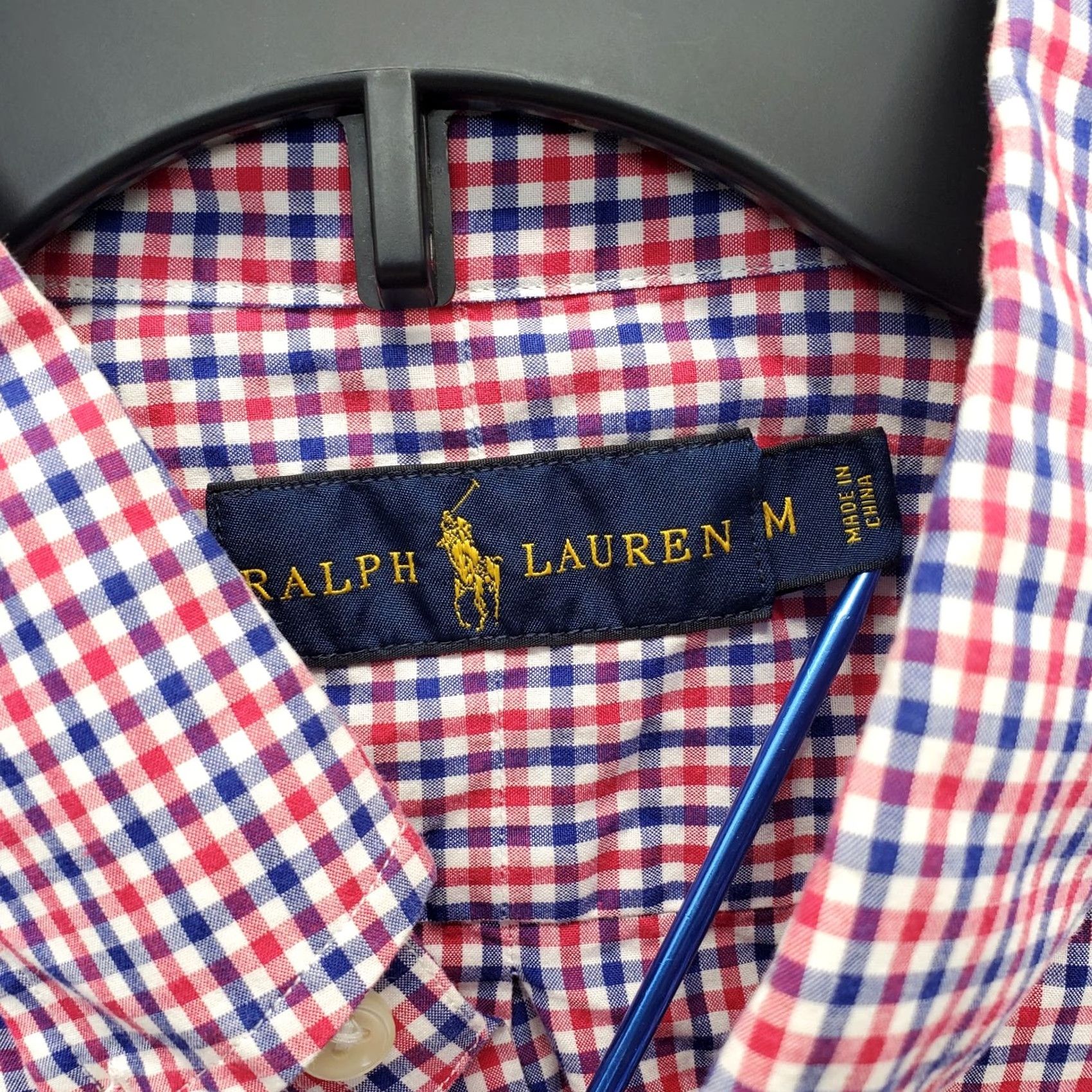 Ralph Lauren Ralph Lauren Shirt Mens M Multi Gingham Long Sleeve Pony Logo Button-Down Size US M / EU 48-50 / 2 - 6 Thumbnail