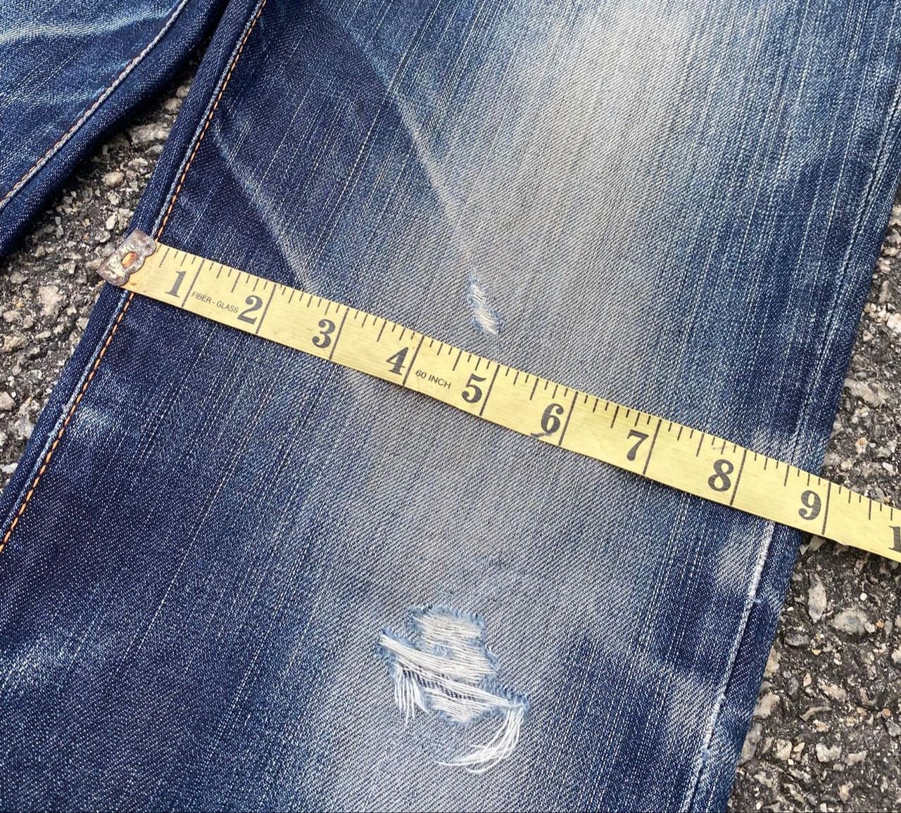 Edwin Vintage Edwin Distressed Denim Size US 31 - 5 Thumbnail