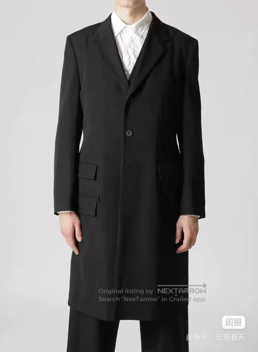 Yohji Yamamoto yohji yamamoto wool coat with notch collar. Size US S / EU 44-46 / 1 - 4 Thumbnail