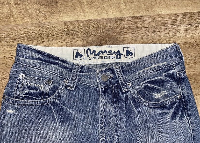 Vintage × monkey time Money jeans back bill Money Size US 30 / EU 46 - 3 Thumbnail