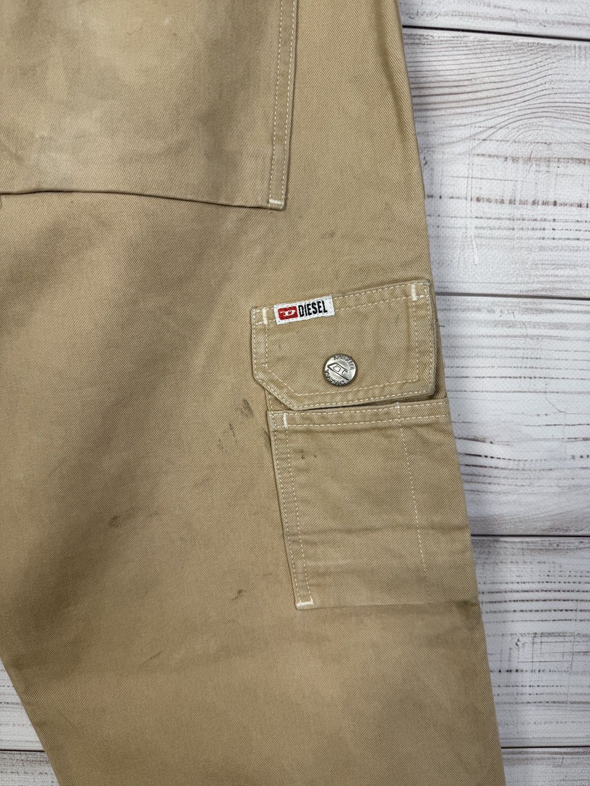 Diesel Vintage Y2K Diesel Work Cargo Pants Size US 34 / EU 50 - 10 Thumbnail