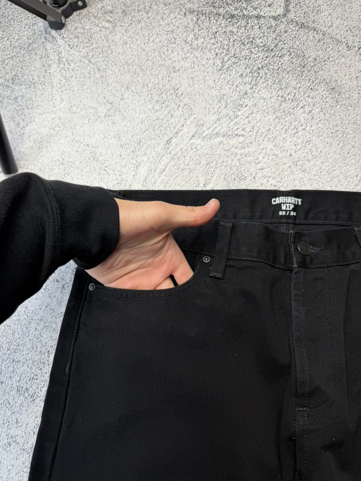 Carhartt Vintage Carhartt Wip Black Jeans Cargo Y2K Size US 34 / EU 50 - 12 Thumbnail