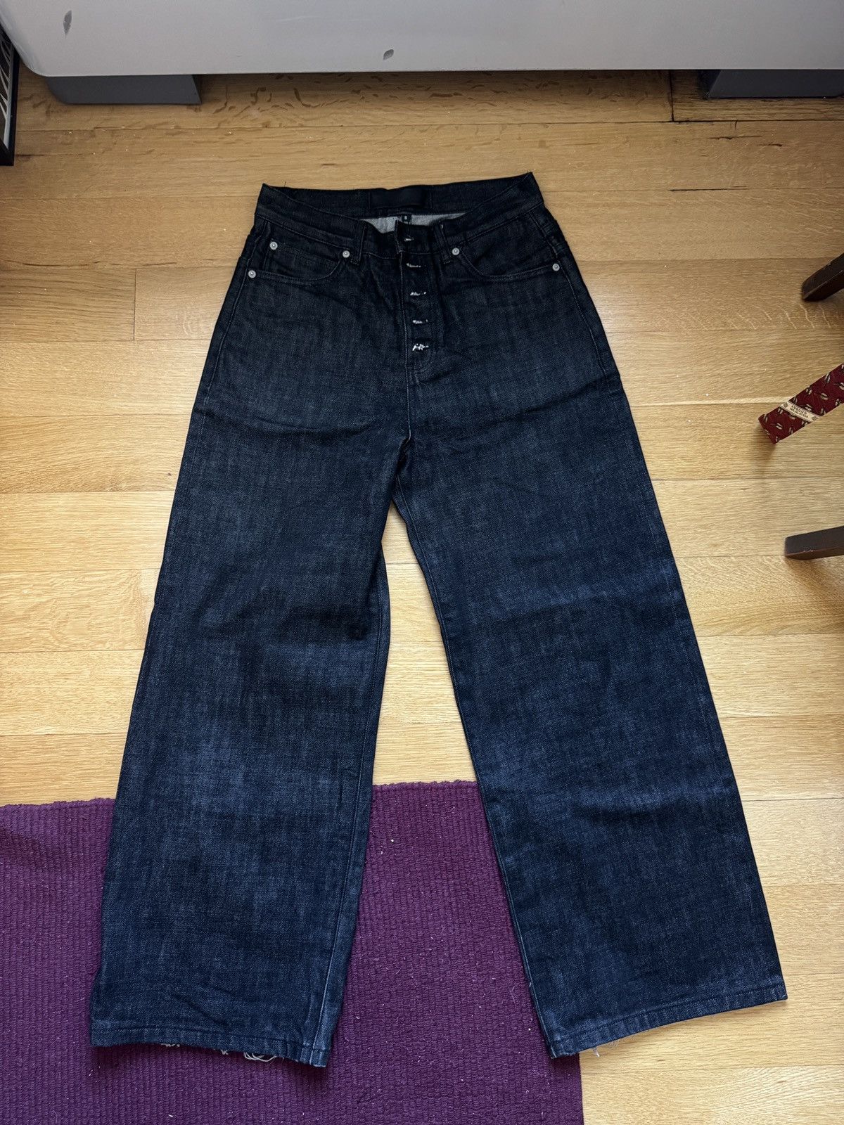 No Faith Studios No Faith Studios Japanese Loose Denim Black Size US 30 / EU 46 - 7 Thumbnail