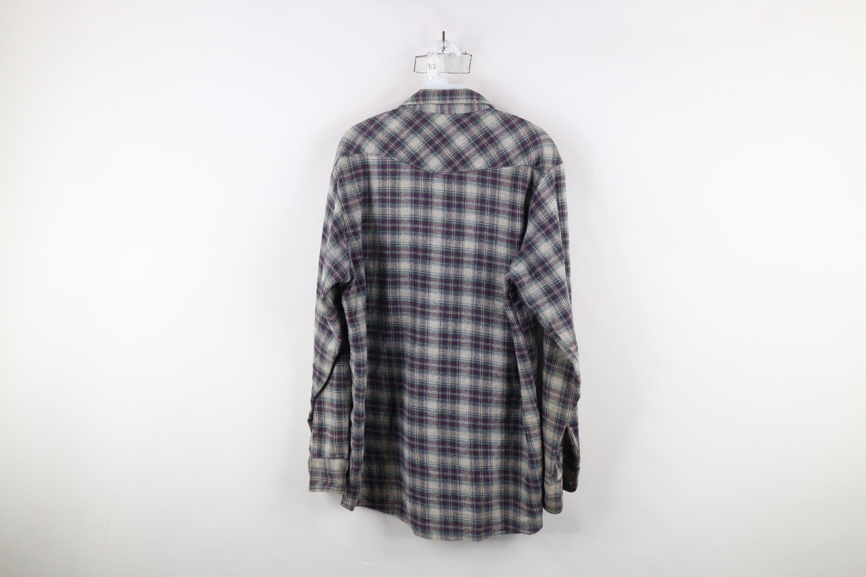 Vintage Vintage 90s Streetwear Western Flannel Button Shirt USA Size US L / EU 52-54 / 3 - 8 Thumbnail