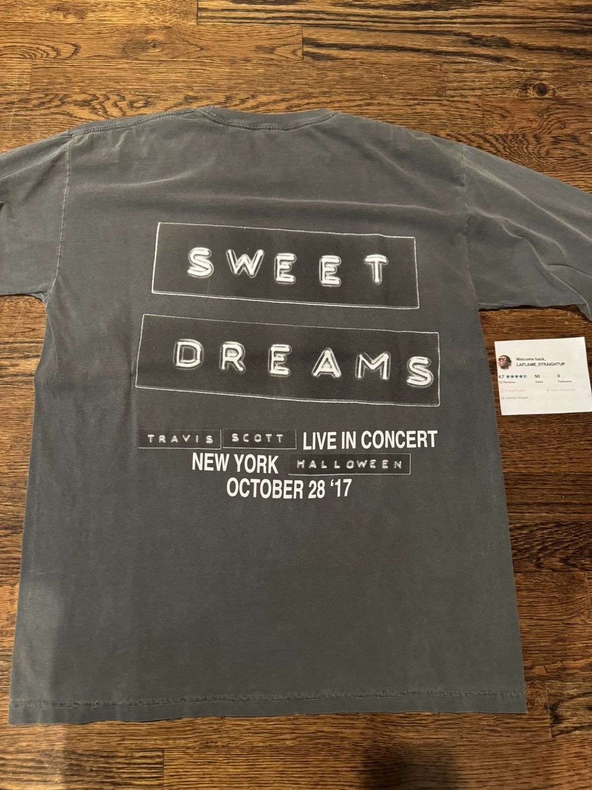 Travis Scott Travis Scott x Texas Chainsaw Massacre 2017 NYC HW Show L/S Size US L / EU 52-54 / 3 - 9 Thumbnail