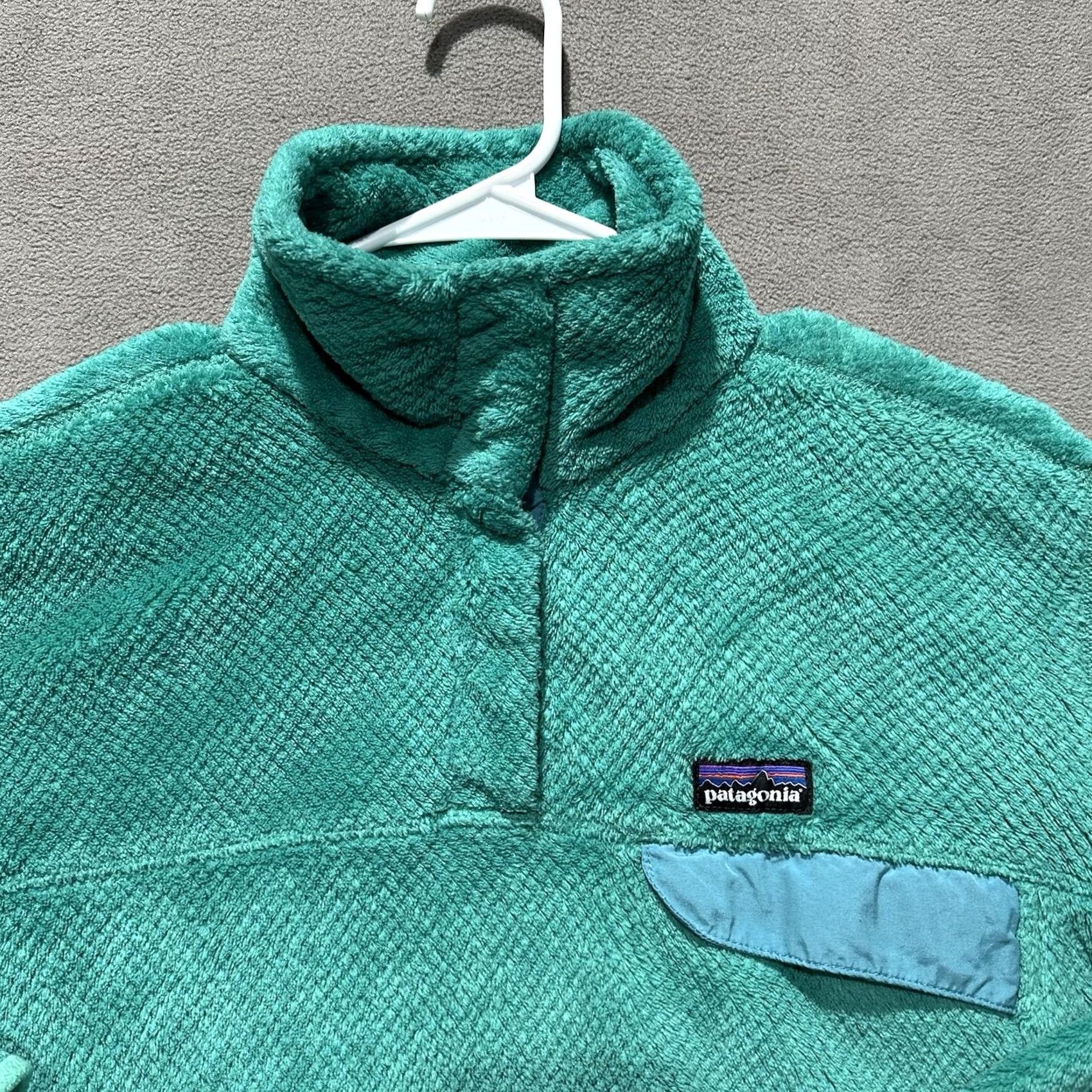 Patagonia Patagonia Jacket Womens Large Green Re-Tool Snap-T Pullover Fleece EUC Size L / US 10 / IT 46 - 3 Thumbnail