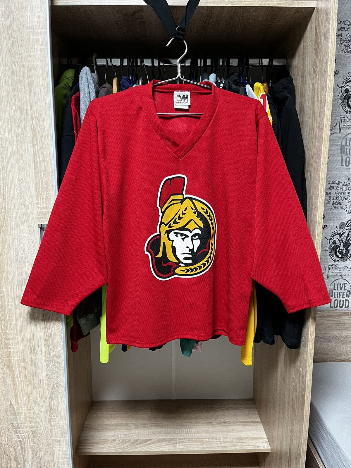 NHL 🔥 Ottawa Senators CCM NHL Vintage Hockey Jersey Size US S / EU 44-46 / 1 - 3 Thumbnail