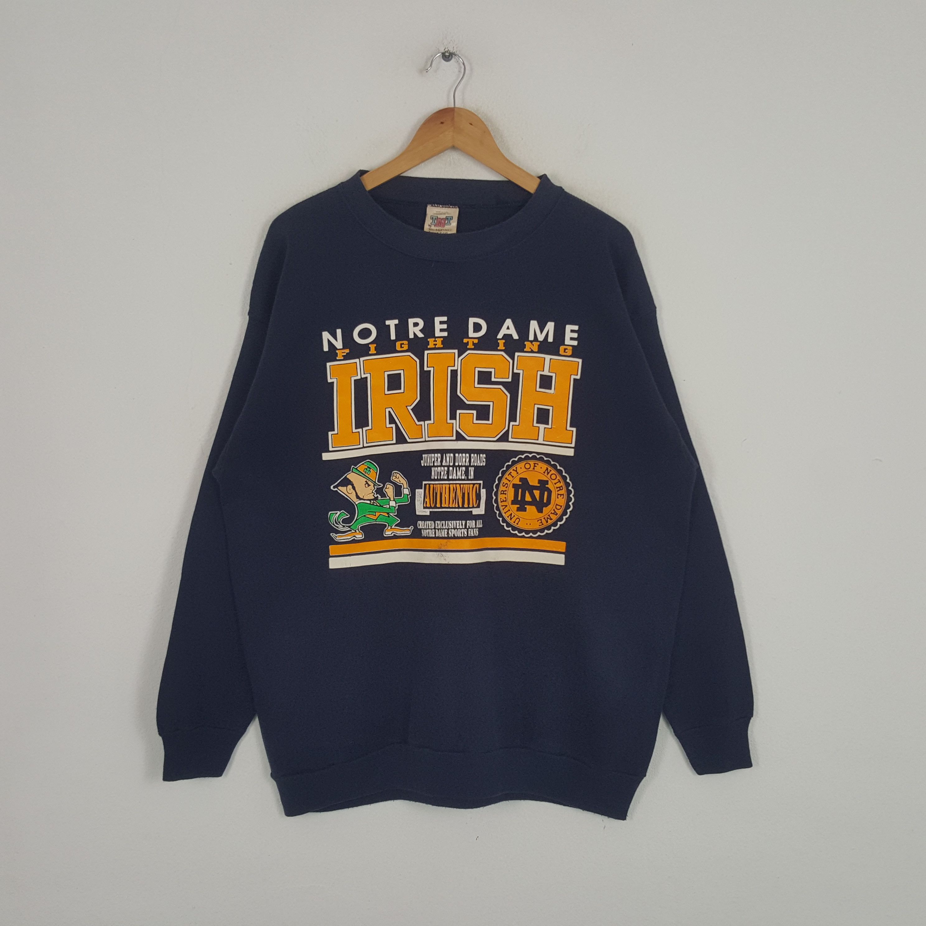 Vintage Notre Dame Fighting Irish University Sweatshirt