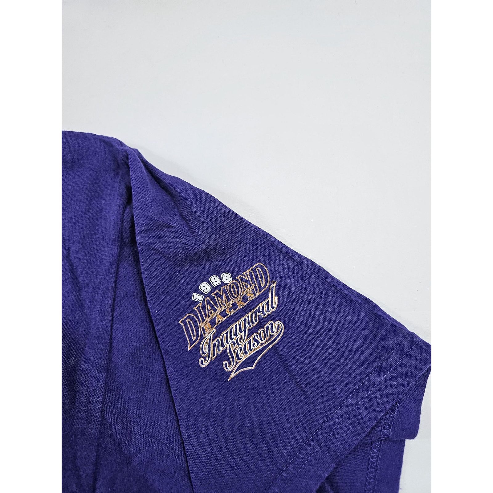 CSA Arizona Diamondbacks Inagural Season 1998 T-shirt, Purple, L Size US L / EU 52-54 / 3 - 3 Thumbnail