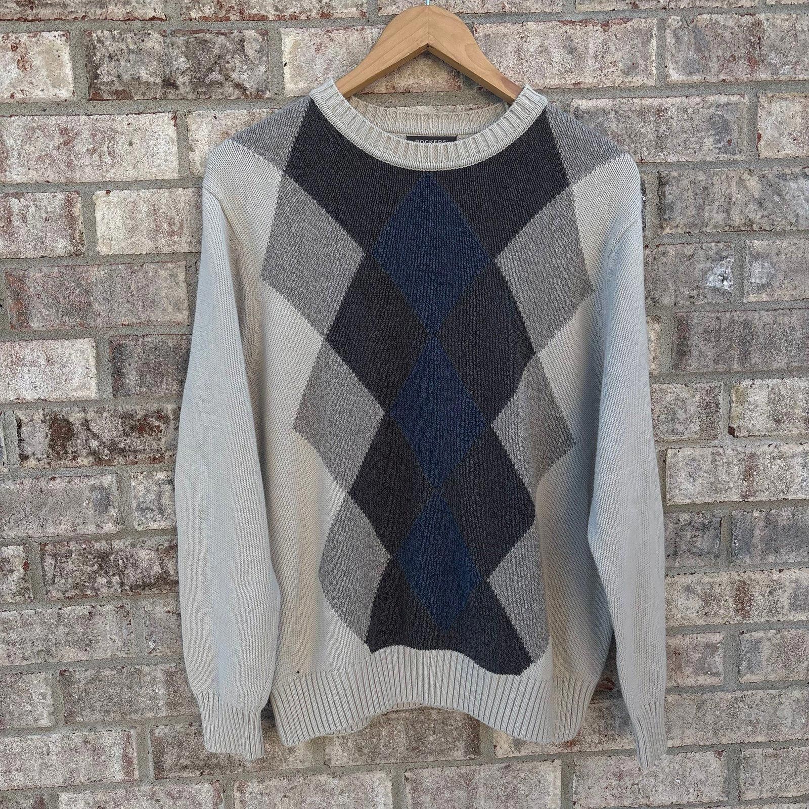 Dockers Vintage Dockers argyle diamond sweater Size US M / EU 48-50 / 2 - 1 Thumbnail