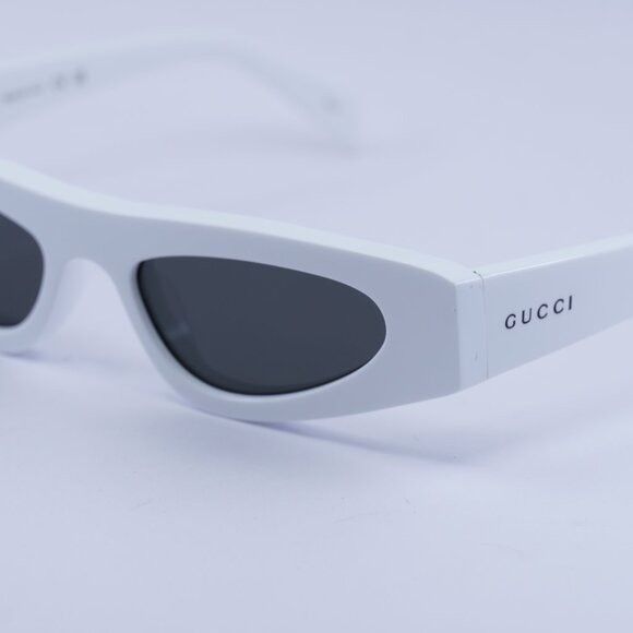 Gucci 🕶️ New Gucci GG1779S 002 White/Grey Sunglasses Size ONE SIZE - 4 Thumbnail