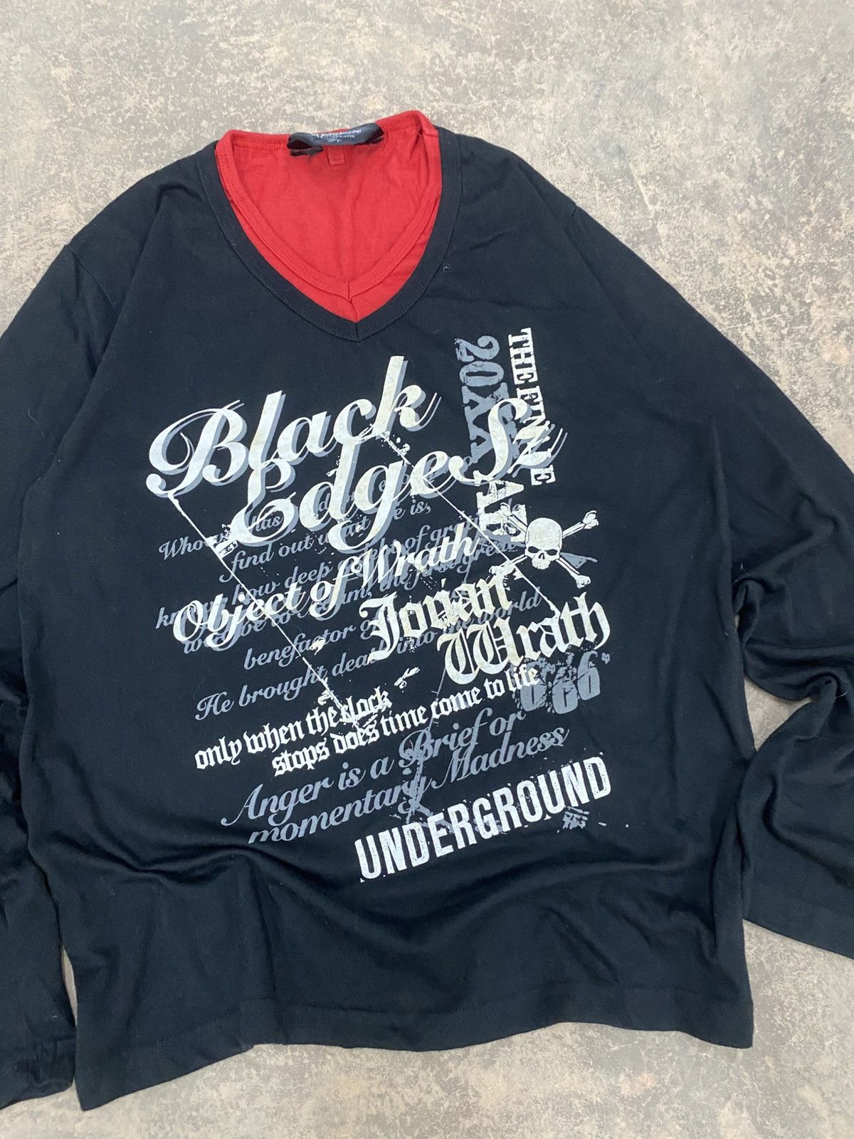Hysteric Glamour Skull☠️ Beaumere Aristocratic Y2K Poem Wording Ls Punk Size US M / EU 48-50 / 2 - 8 Thumbnail