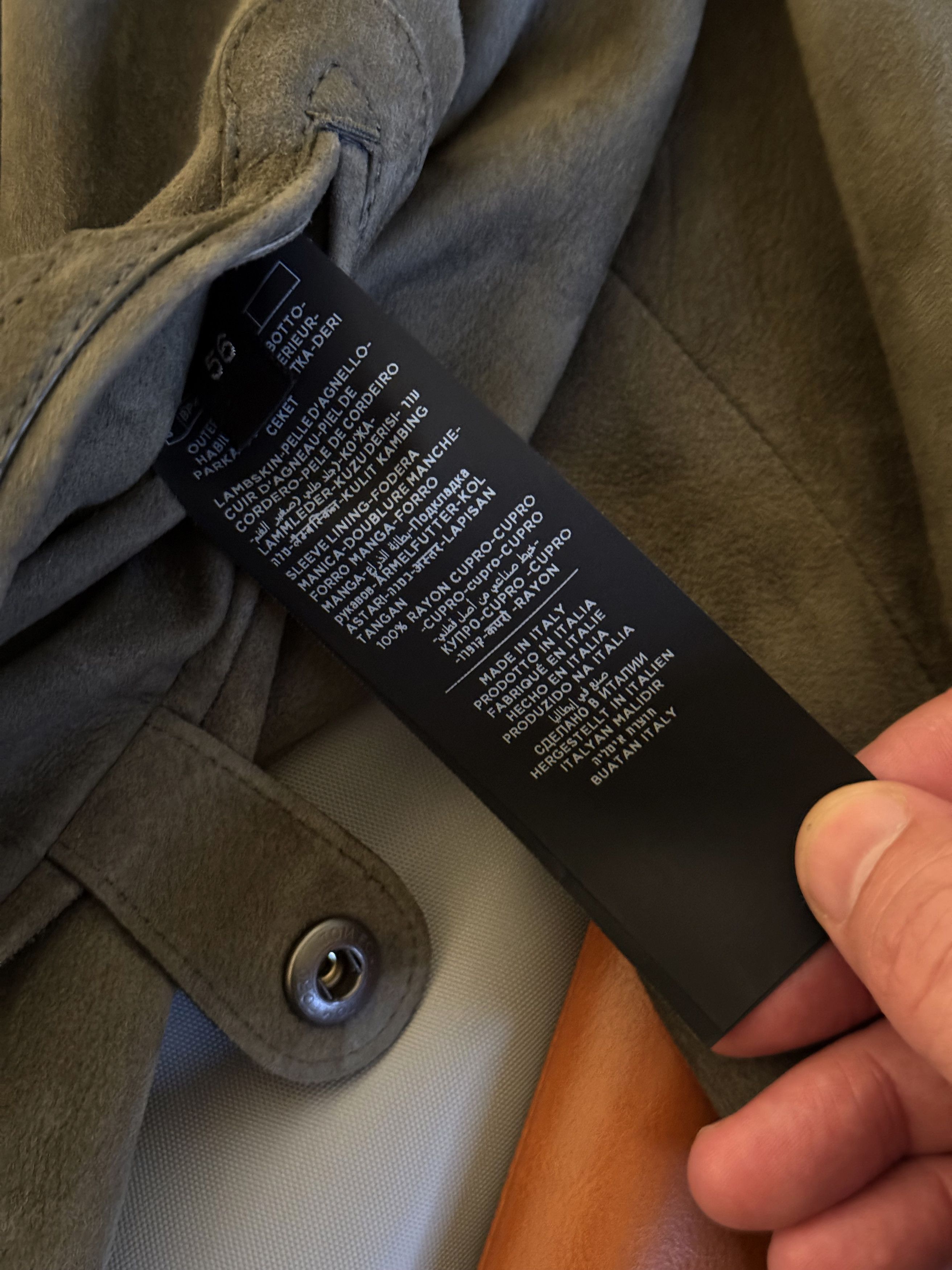 Tom Ford Fits 52, Coveted Rare $6,300 w/tax TOM FORD Suede Jacket, Size US XL / EU 56 / 4 - 23 Thumbnail
