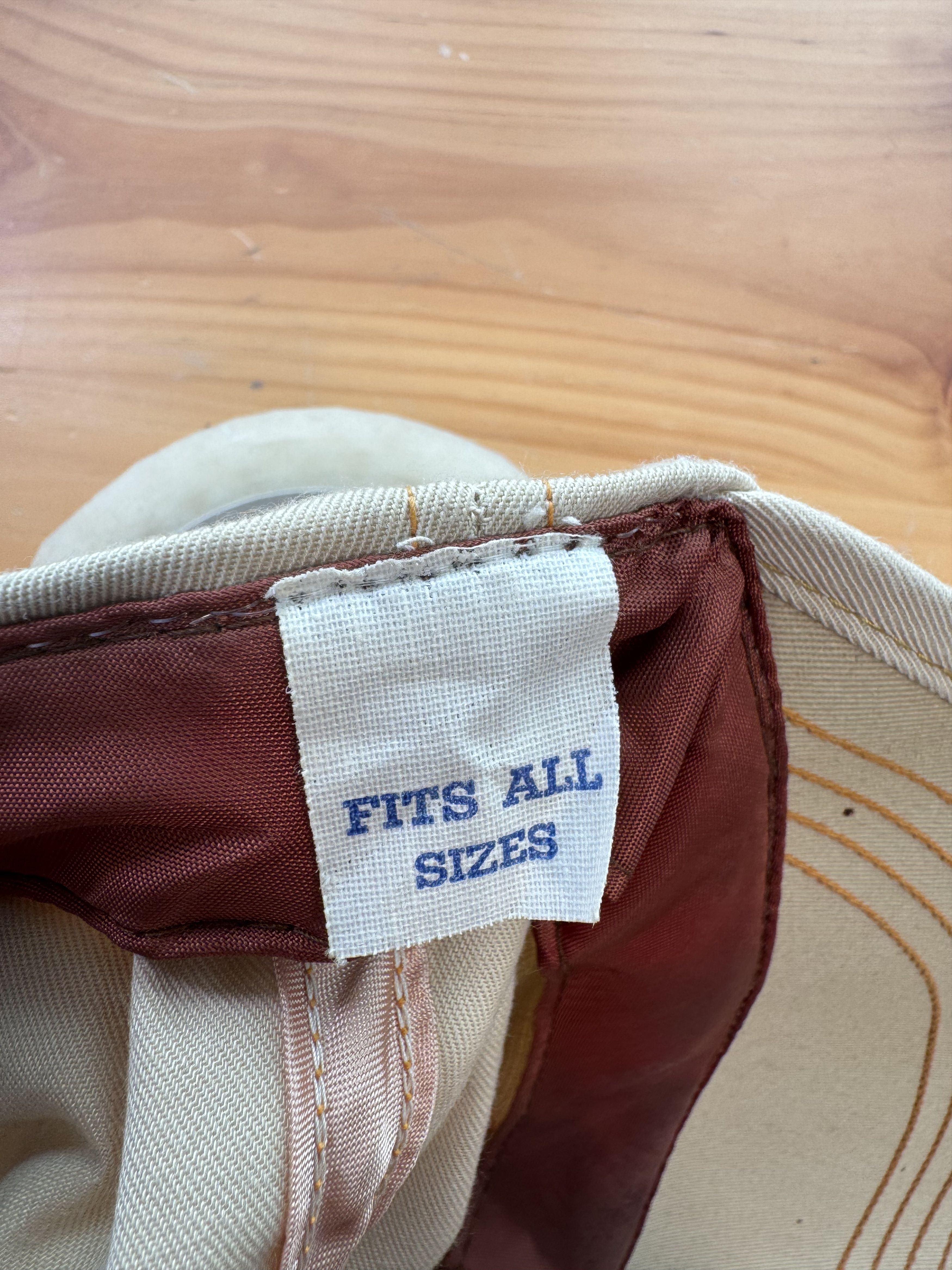 Levi's 70's Levis Orange Tab Elastic Brim Hat Cap Wide Size ONE SIZE - 11 Thumbnail