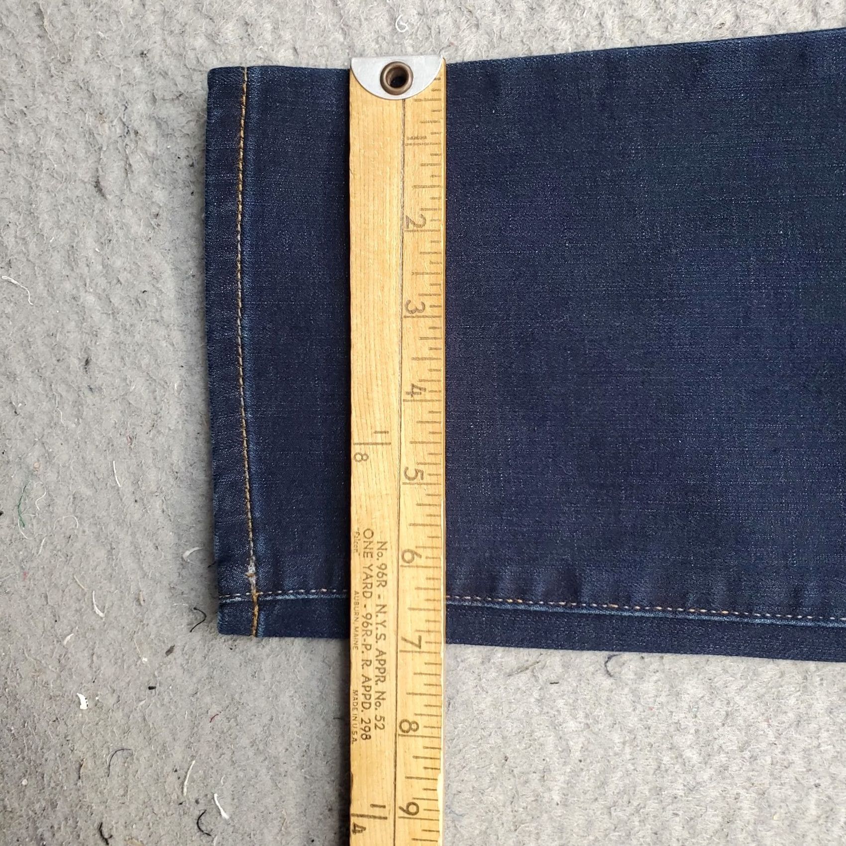 Vintage Chico's Womens Jeans 6 Slim Girlfriend Blue 5-Pocket Straight Leg Denim Stretch Slimming 29W 27.25In Inseam 39.25In Outseam Mens Womens Girls Boys Size 28" / US 6 / IT 42 - 5 Thumbnail