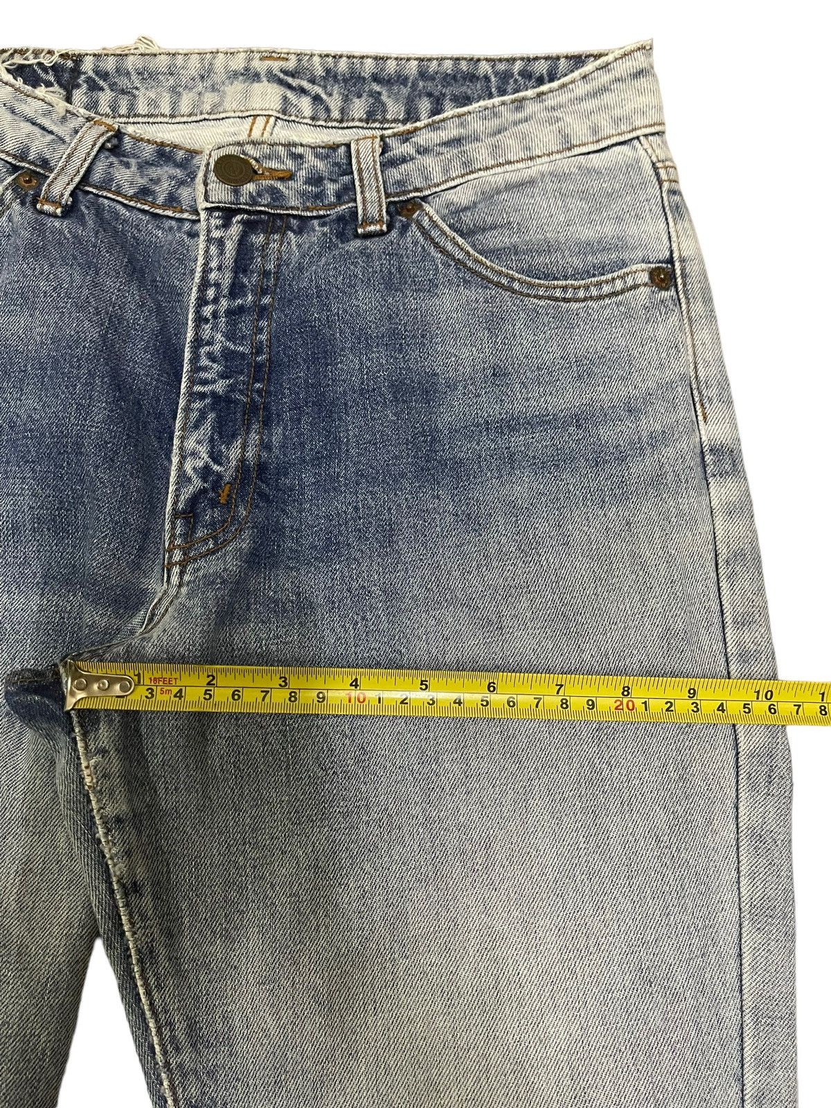 If Six Was Nine Vintage Japanese Brand Blue Wash Flare Jeans Size US 30 / EU 46 - 12 Thumbnail