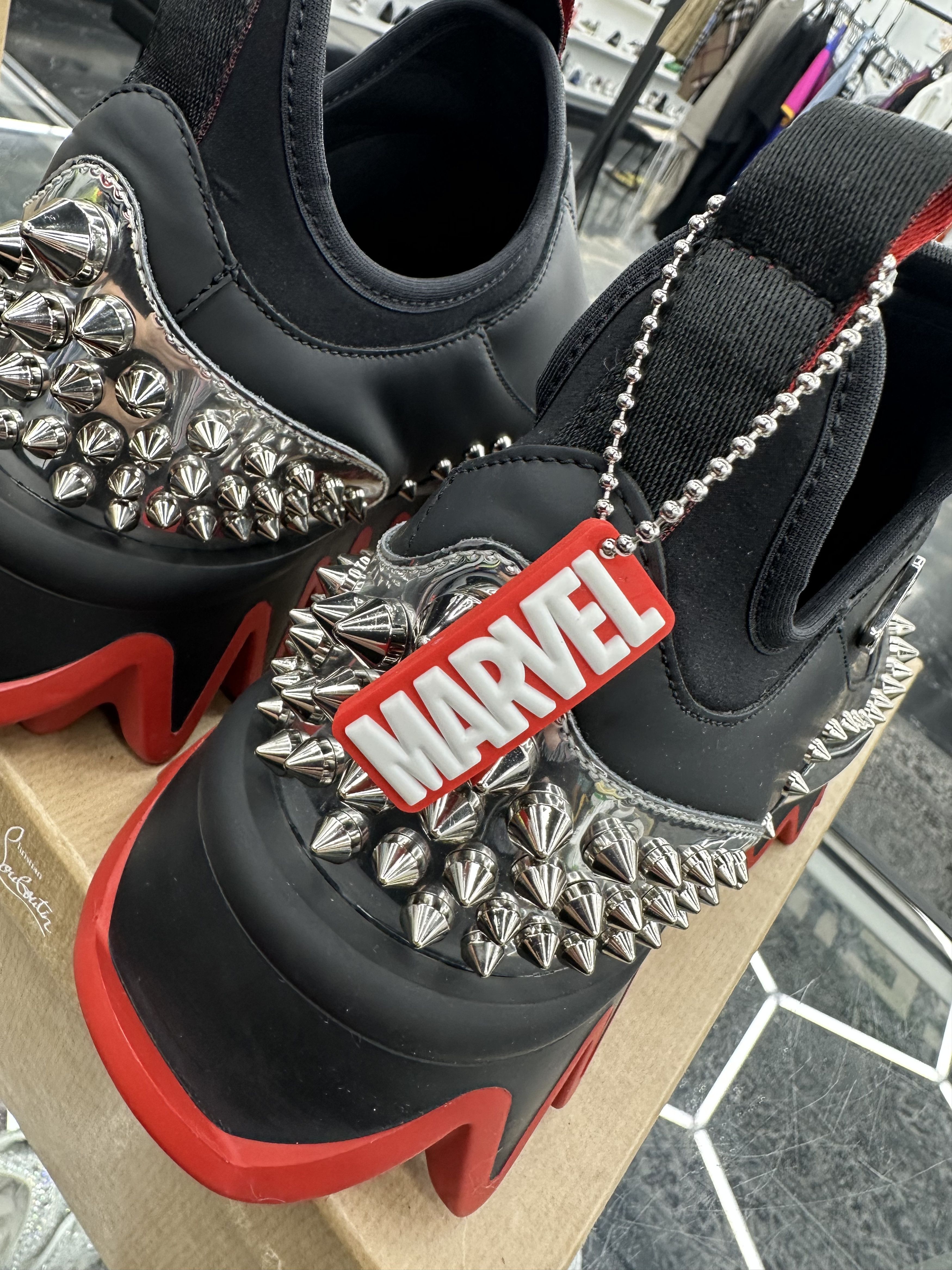 Christian Louboutin CL x Marvel Sharkyloub SP Spikes Size US 8.5 / EU 41-42 - 5 Thumbnail