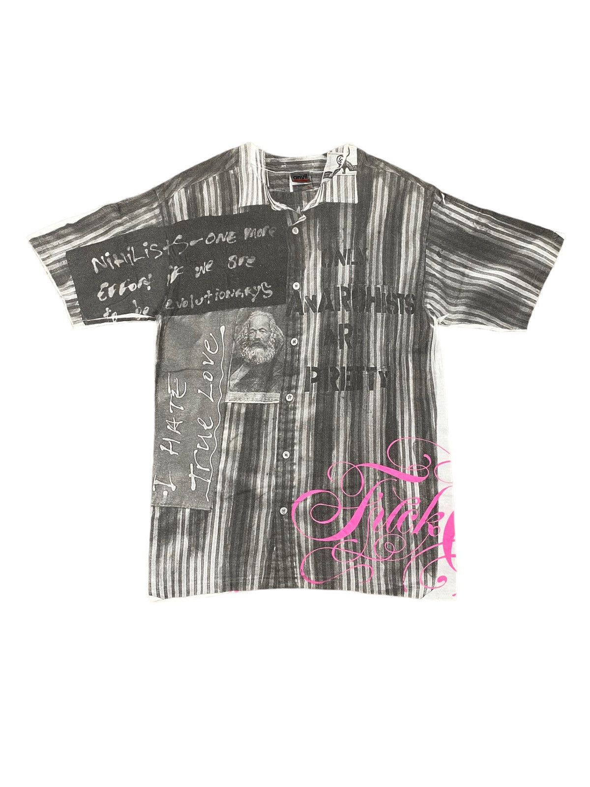 Malcolm McLaren Seditionaries Anarchy All over print t-shirt Size US S / EU 44-46 / 1 - 1 Thumbnail