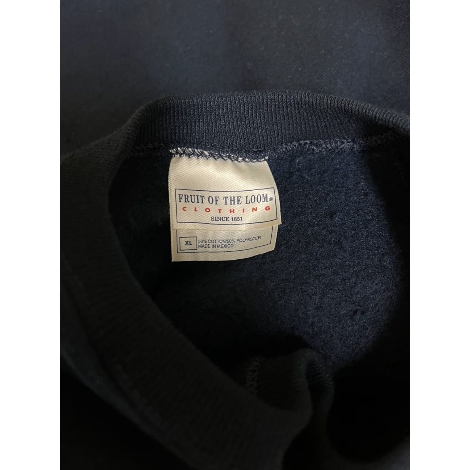 Fruit Of The Loom VINTAGE Fruit of the Loom Sweater Pullover Crew Neck Blue XL Men 80s Casual Knit Sweatshirt Blank Size US XL / EU 56 / 4 - 3 Thumbnail